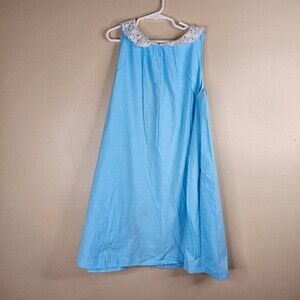 Polo Ralph Lauren Girl’s BLUE & WHITE PLAID lined DRESS size 12